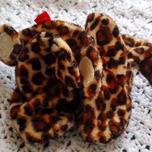 Leopard booties zutano